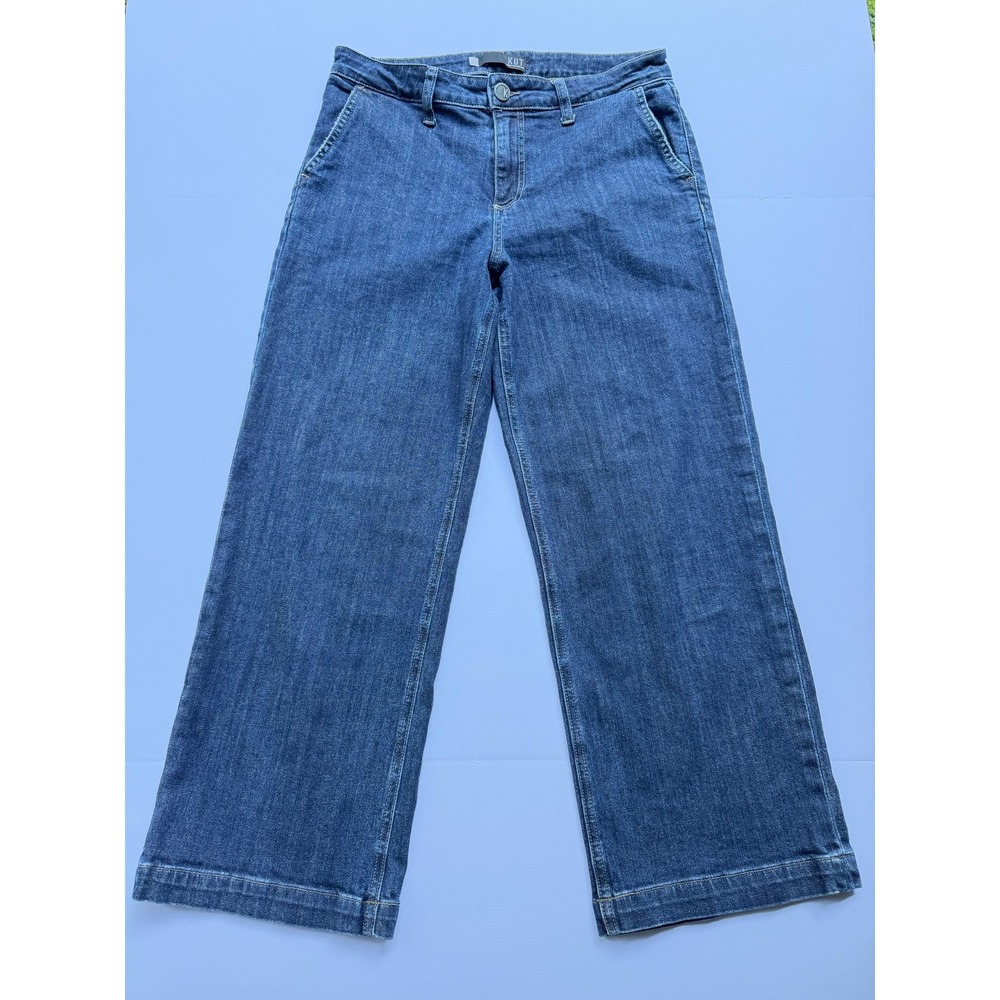 KUT from the Kloth Sophia Culotte Jeans Womens 8 Wide Leg Cropped